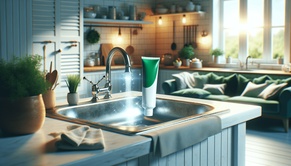Discover the cleaning power of toothpaste for eco-friendly and dazzling sinks