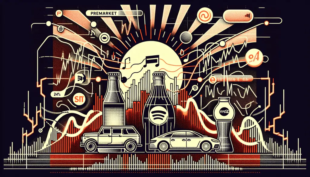 Exploring premarket trading fluctuations: spotlight on Spotify, General Motors and Coca-Cola