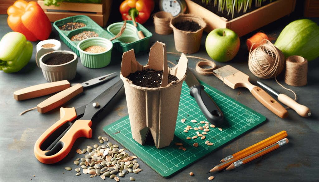 Diy project: transform a cardboard drink holder into an eco-friendly seed spreader