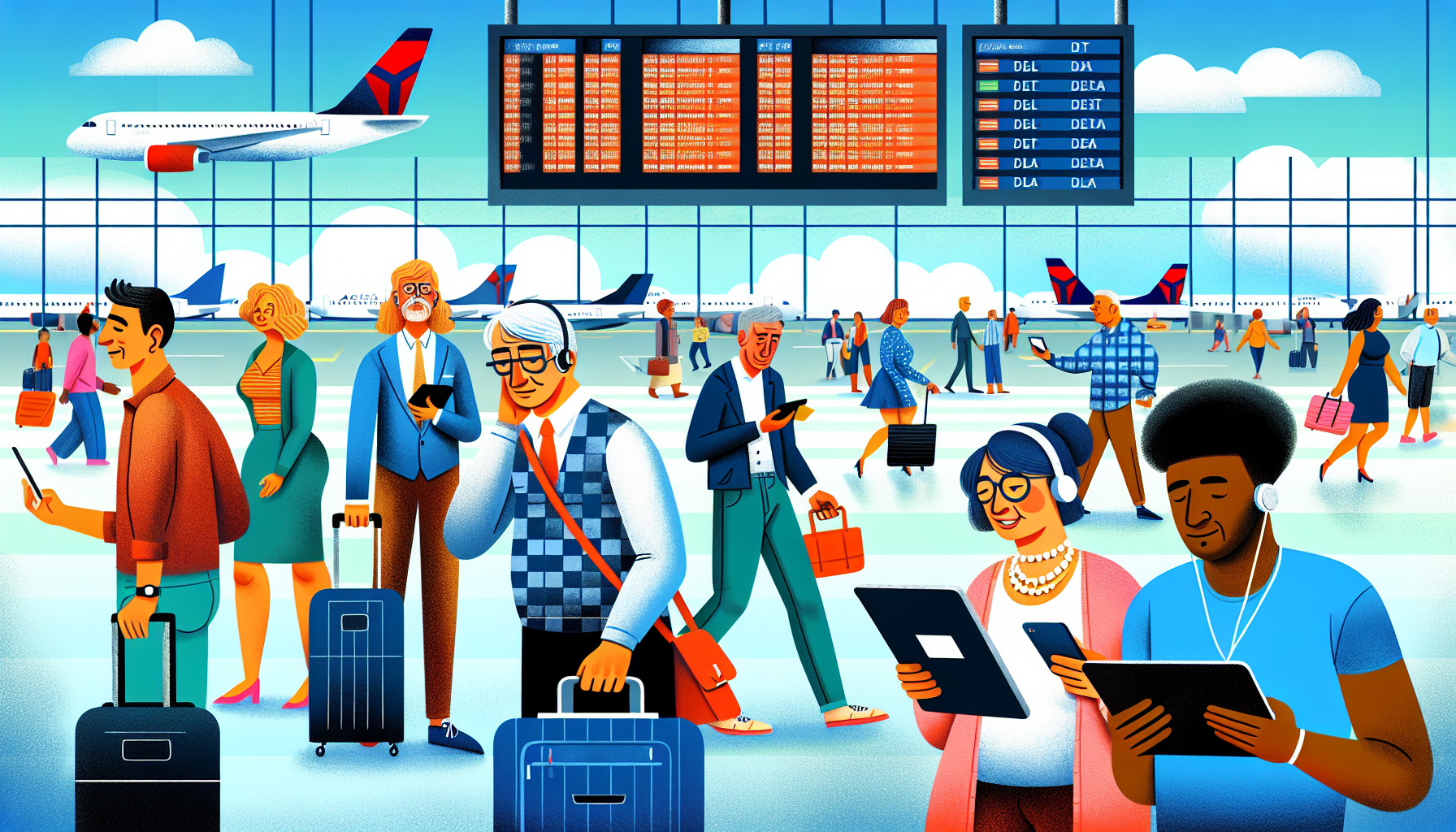 Delta airlines' technical delays: lessons in travel preparedness and the vital role of technology in the travel industry