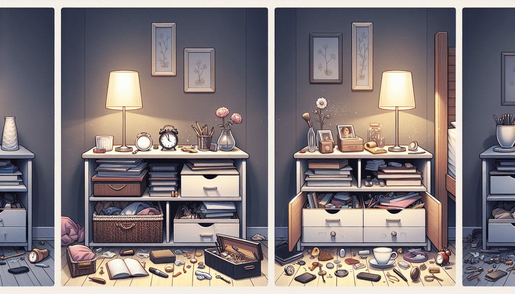 Unleash a tidy nightstand with our guide to decluttering and organizing