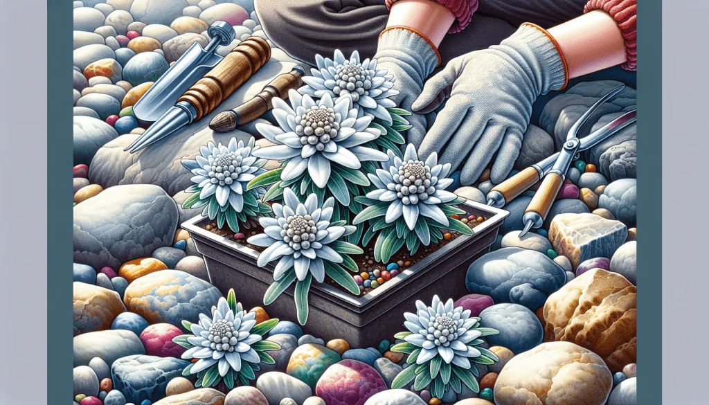Cultivating edelweis: a guide to growing and caring for this majestic Alpine bloom in your rock garden