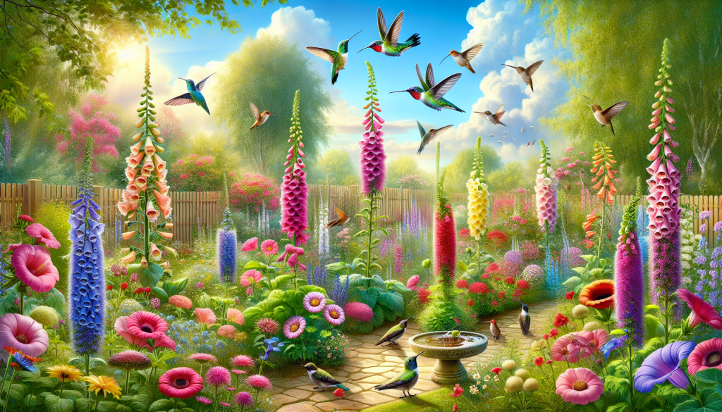 Using perennial plants to charm hummingbirds into your garden