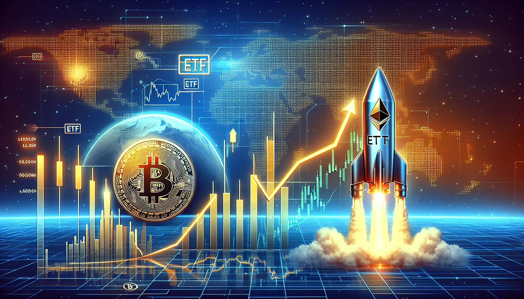 Bitcoin's price rebound and the launch of Ether ETF: a deep dive into latest crypto market trends