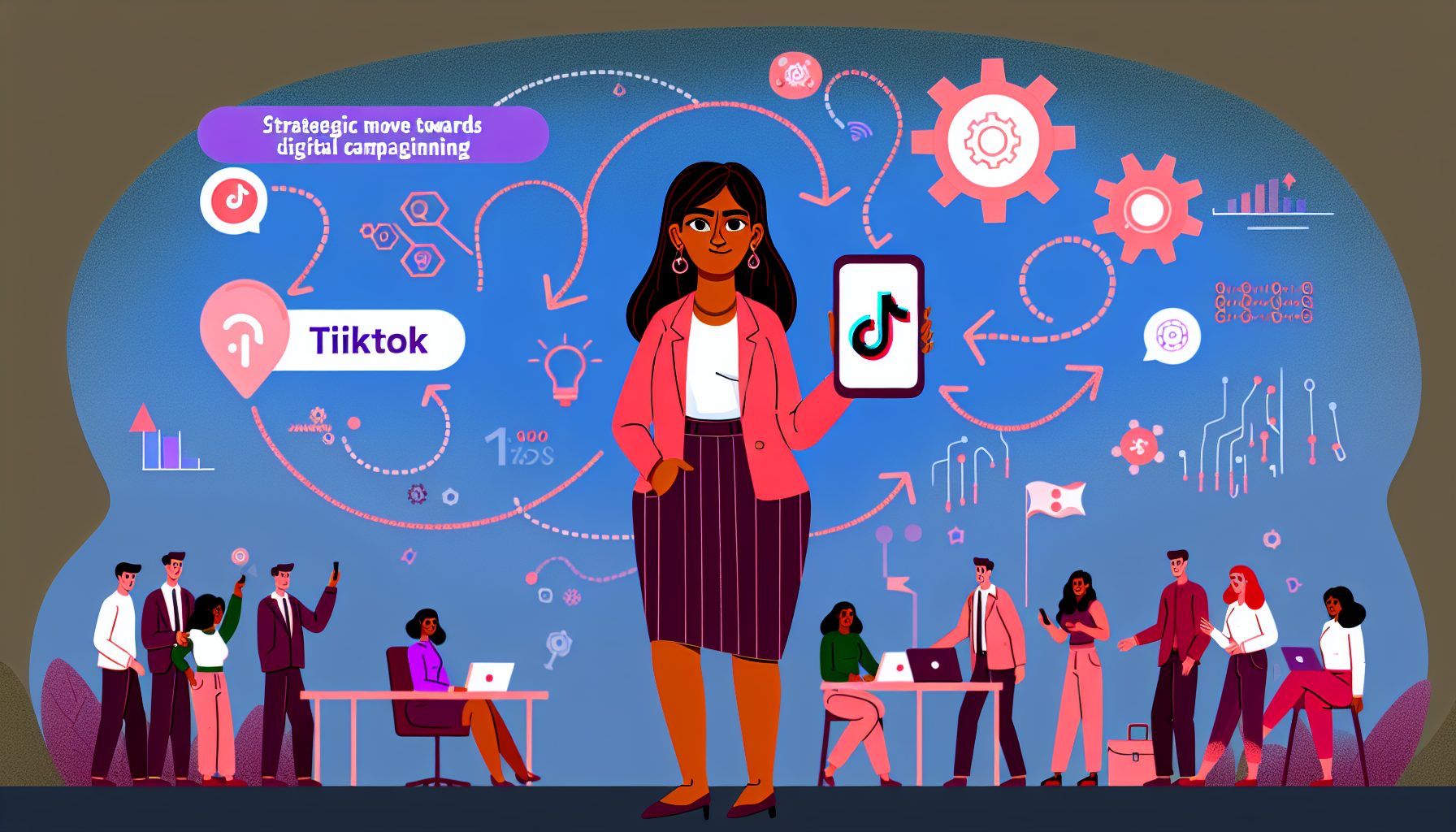 Kamala Harris debuts on TikTok: a strategic move towards digital campaigning