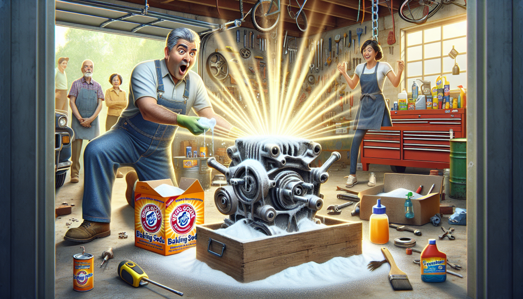 Discover baking soda's cleaning power for your garage