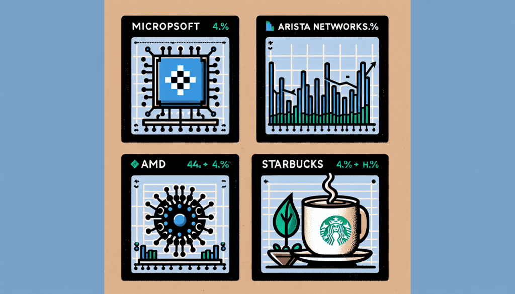 Post-market stock movements: examining Microsoft, Arista Networks, AMD, and Starbucks