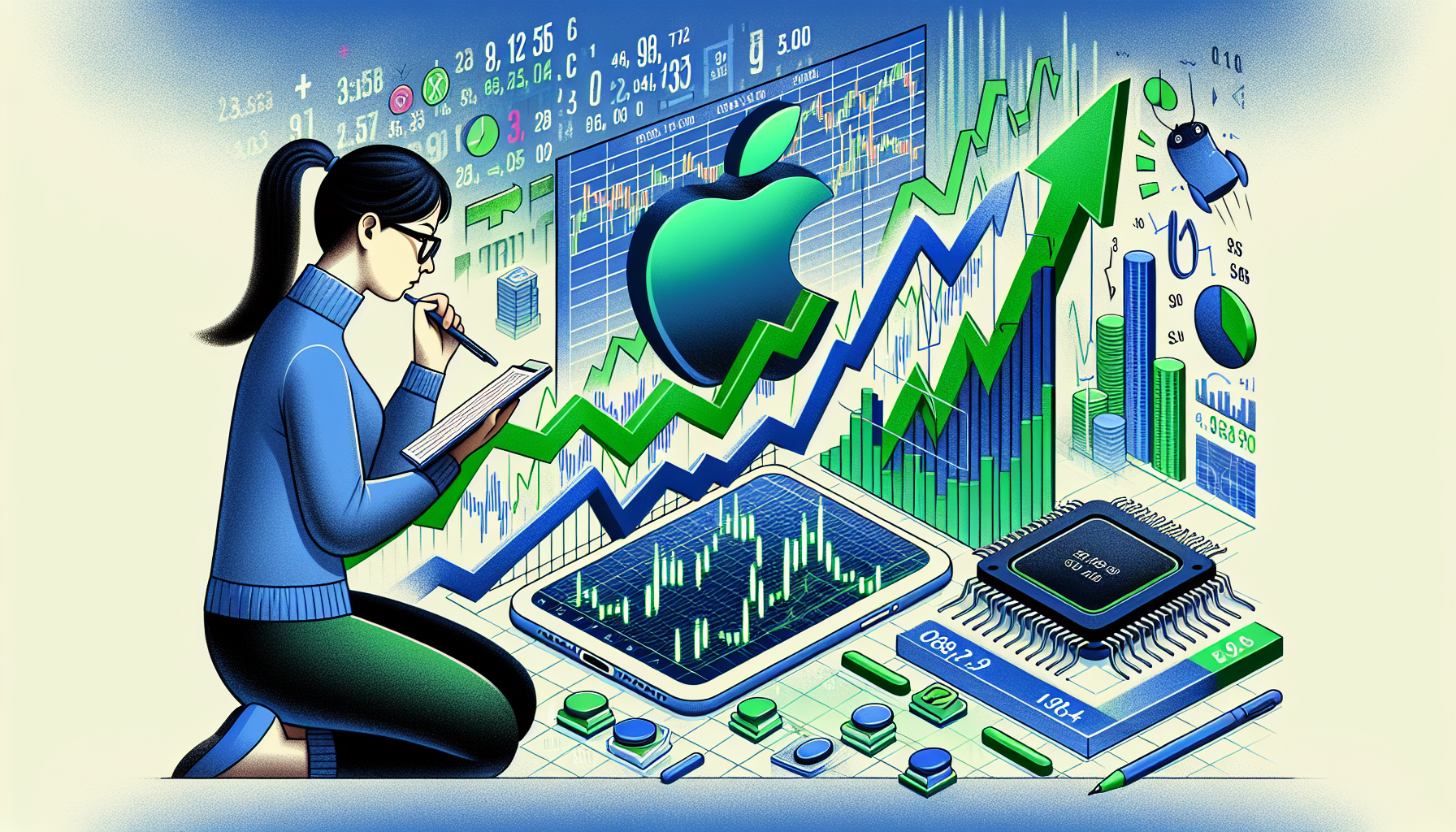 Budding investors insights: understanding the market trends of Nvidia and Apple stocks