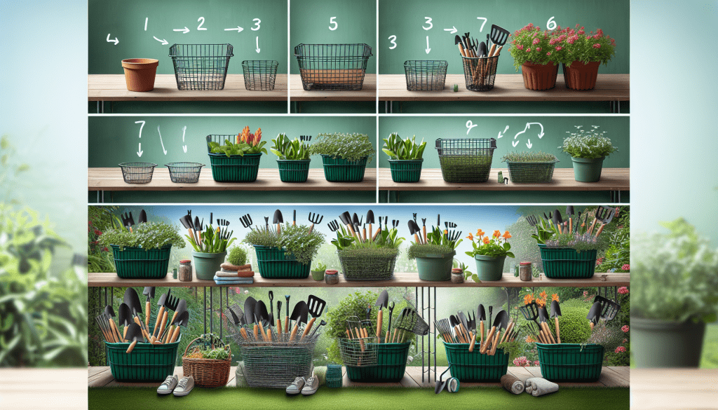 Turn dollar tree hack into garden organizer glory