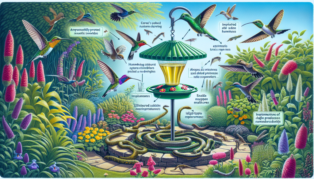 Keeping hummingbirds safe: protecting tiny jewels from snake predators in your garden