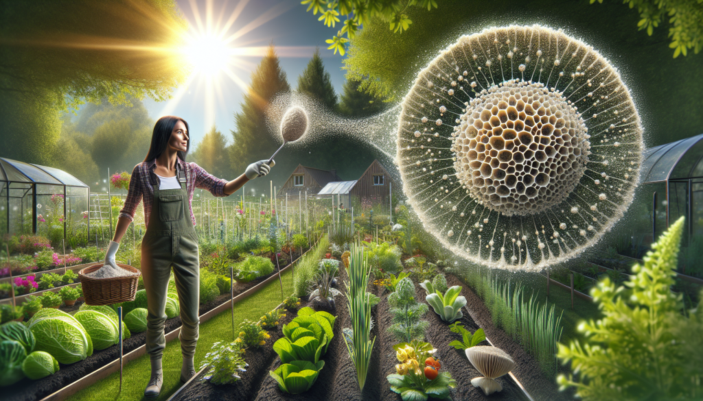 Sustainable gardening: innovative technique for even distribution of diatomaceous earth