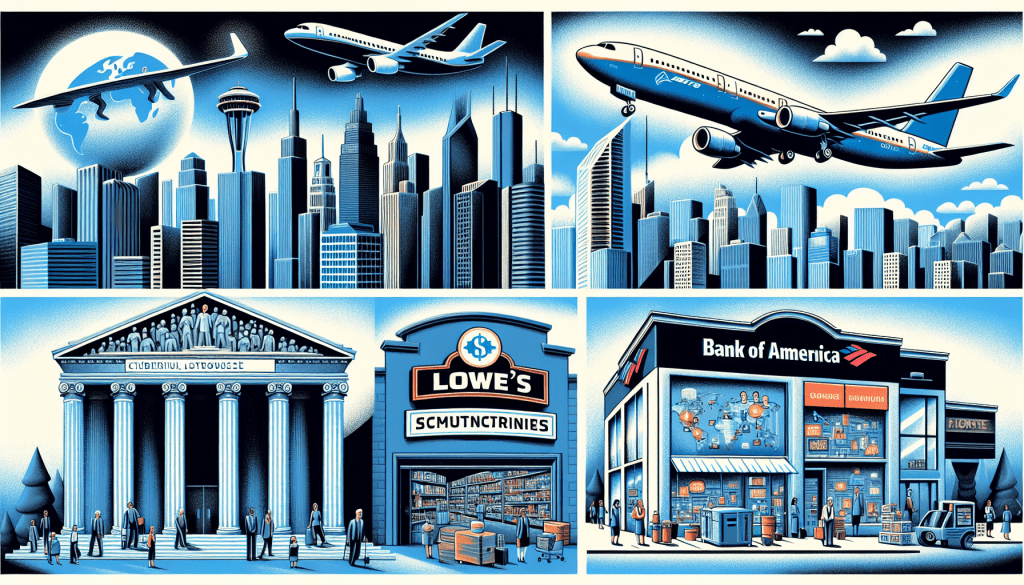 Tracking midday stock movements: highlighting Palo Alto Networks, Boeing, Lowe’s companies, and Bank of America Corp