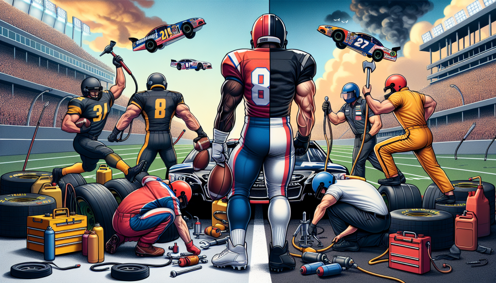 From NFL to nascar: how professional football players are revving up pit crews